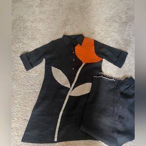 Designer Linen outfit